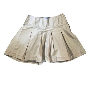 Gap Khaki Pleated Skirt